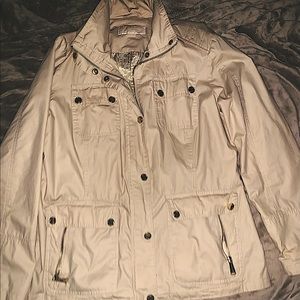 Michael Kors parka jacket ivory